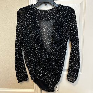 45. Zara navy blue starry body suit